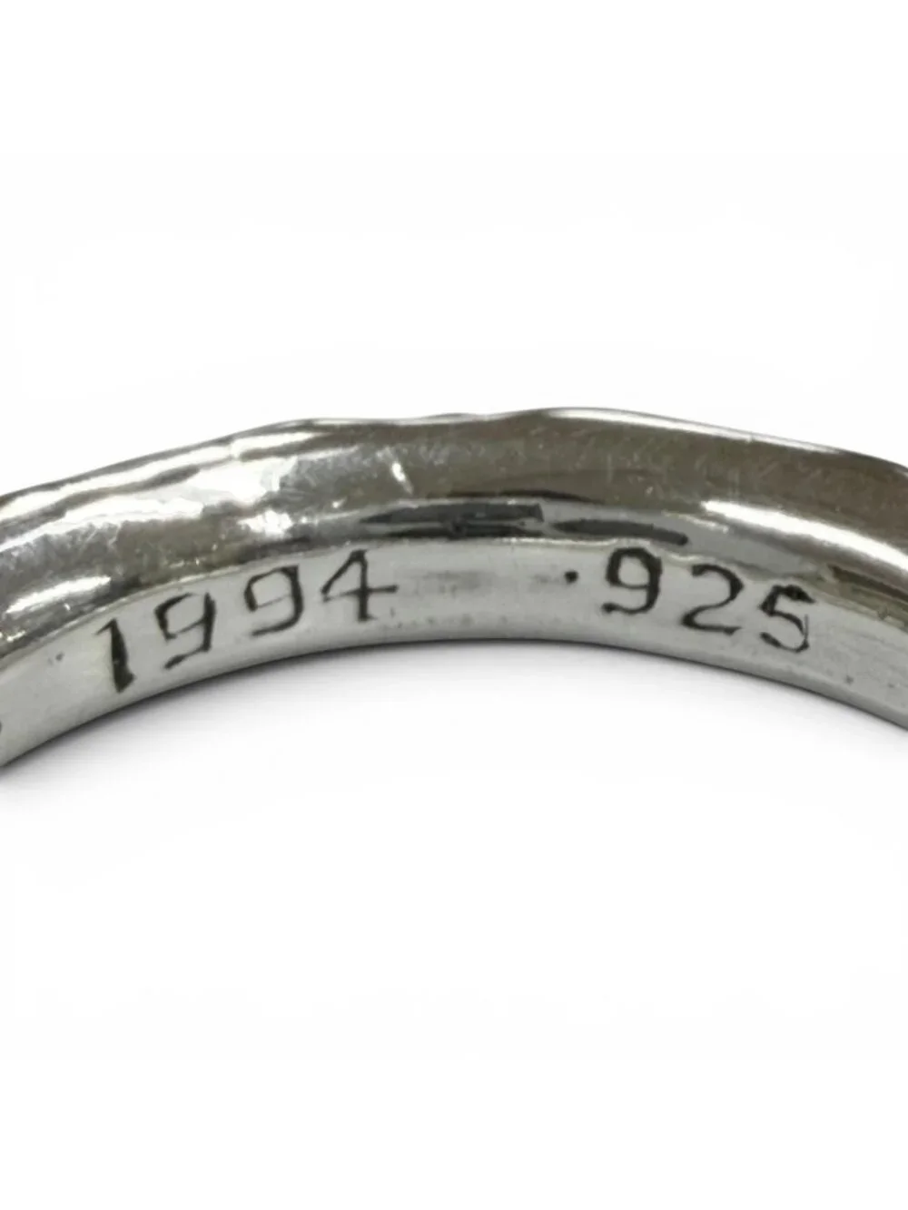 Chrome Hearts Scrl Band Scroll 925 Ring Silver